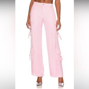 Revolve Kit Cargo Pants in Light Pink